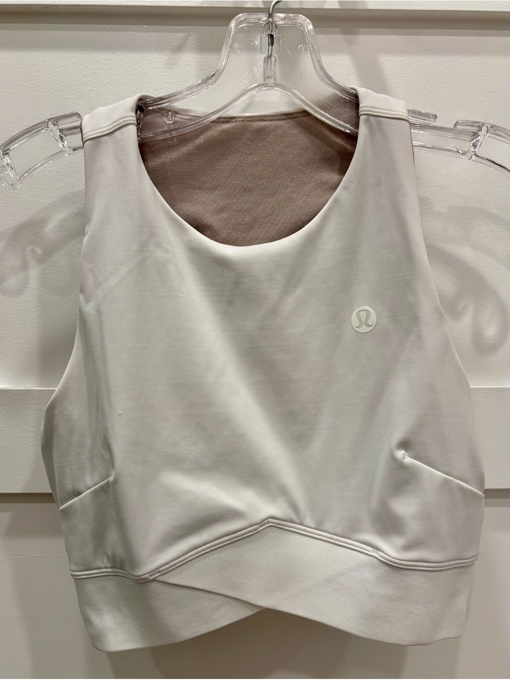 lululemon athletica White High-Neck Cropped Tank